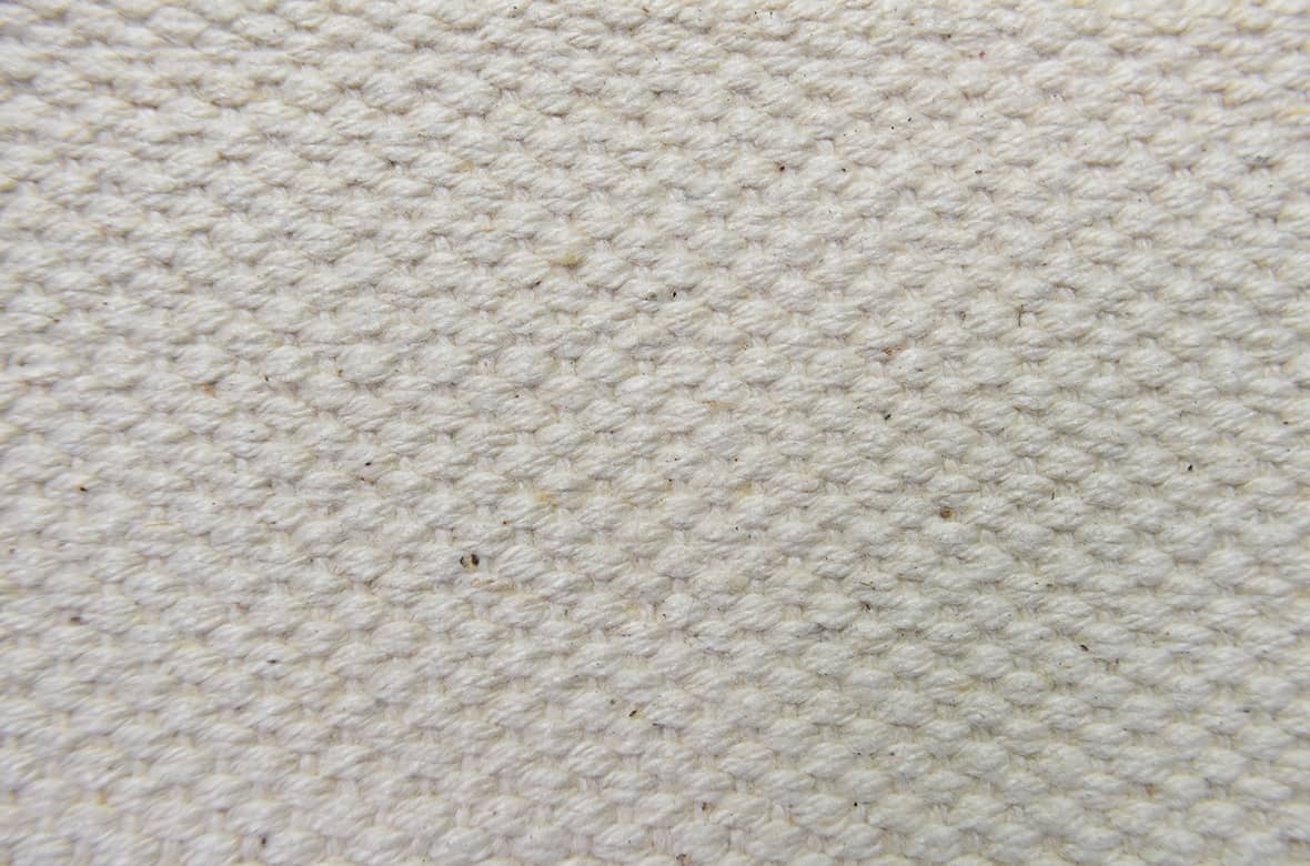 Cotton woven surface texture