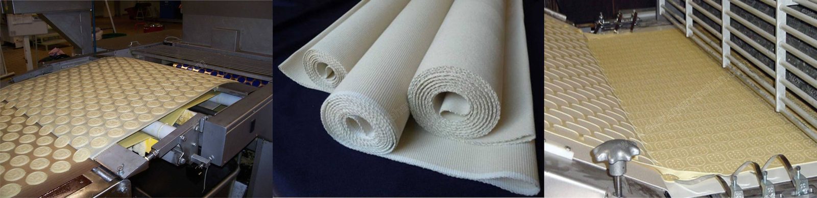 Cotton biscuit webbing application scenes