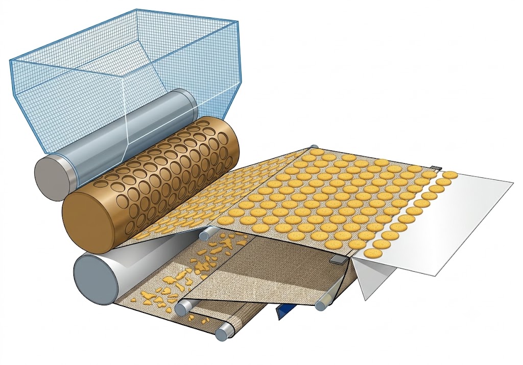Rotary moulder principle