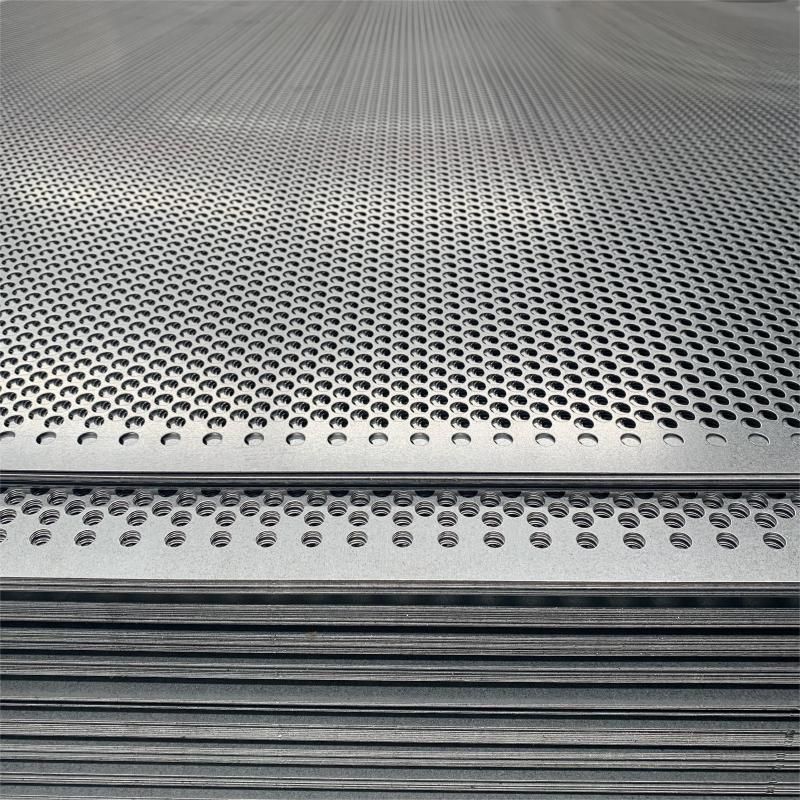 Galvanized Perforated Metal Sheet - Galvanized perforated metal sheet for screening, protection and equipment use.